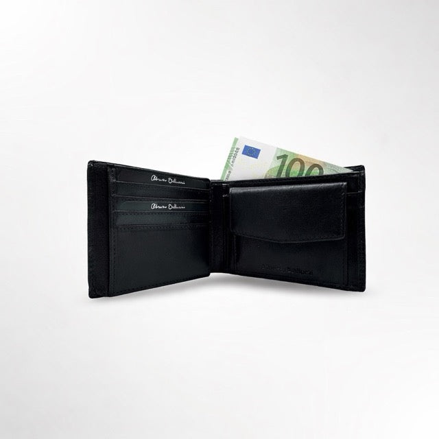 ארנק גברי עור Alberto Bellucci שחור