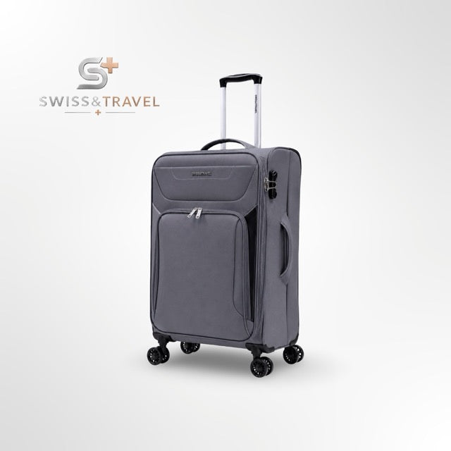 טרולי בד 19 אינץ' SWISS &amp; TRAVEL POLO FLORIDA – קל, קומפקטי ומוכן להמראה