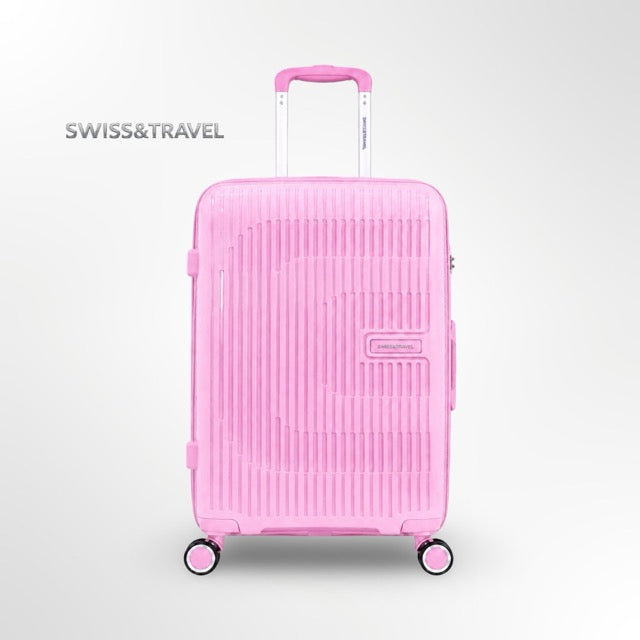 SWISS-TRAVEL מזוודה גדולה בגודל 28׳׳ אינץ שחור במבצע חסר תקדים קשיחה ובלתי שבירה