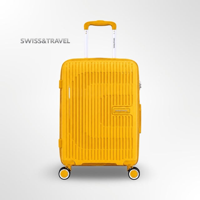 SWISS-TRAVEL מזוודה גדולה בגודל 28׳׳ אינץ שחור במבצע חסר תקדים קשיחה ובלתי שבירה