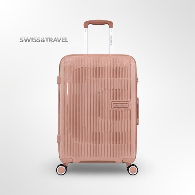 SWISS-TRAVEL מזוודה גדולה בגודל 28׳׳ אינץ שחור במבצע חסר תקדים קשיחה ובלתי שבירה