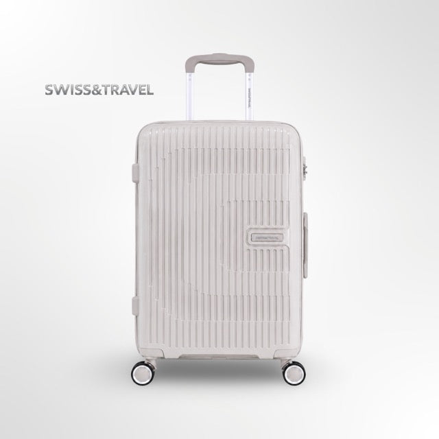 SWISS-TRAVEL מזוודה גדולה בגודל 28׳׳ אינץ שחור במבצע חסר תקדים קשיחה ובלתי שבירה