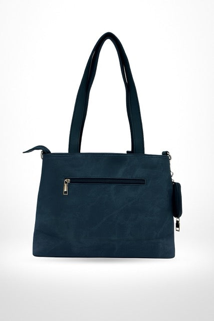 LORENZO  תיק נשים ג׳ניפר שחור/אפור במבצע