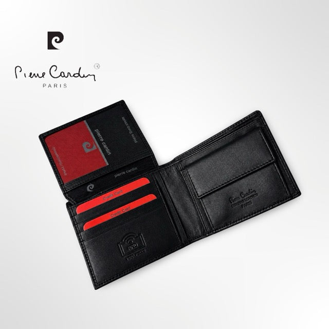 ארנק עור איטלקי לגבר Pierre Cardin – עור נאפה משובח