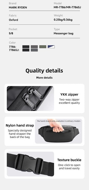 פרימיום ספייס Mark Ryden פאוץ תיק צד חכם MARK RYDEN