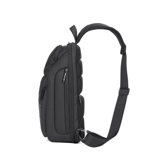 🎒 Роскошная нагрудная/боковая сумка AOKING – компактная, стильная и водонепроницаемая 💧 Официальный импортер 