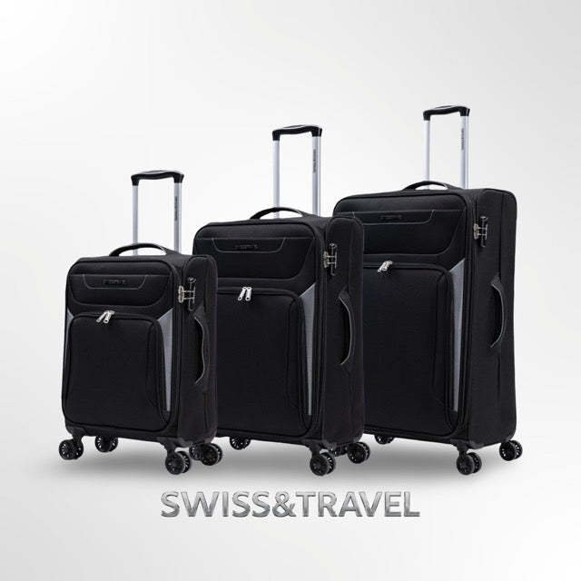 סט טורקיז מזוודות שלישיה במבצע מיוחד מבית SWISS & TRAVEL
