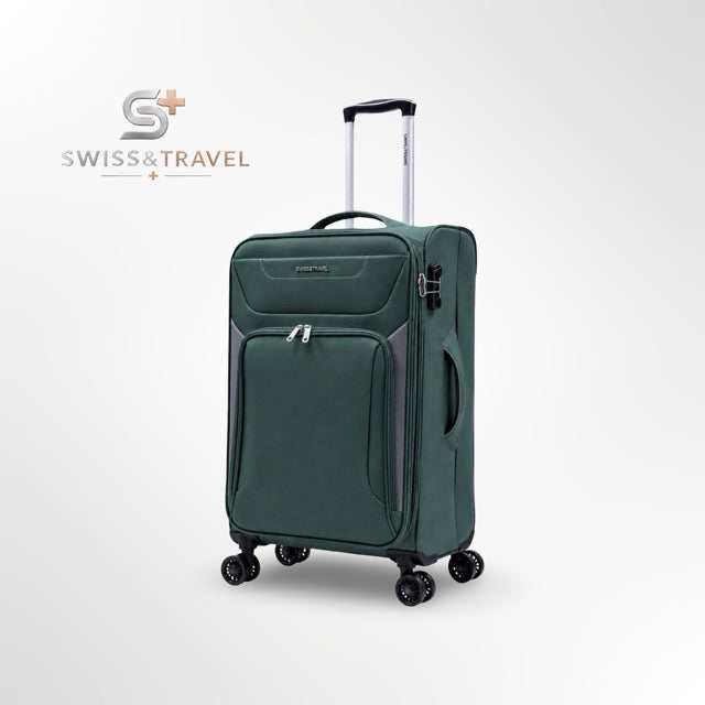 טרולי בד 19 אינץ' SWISS &amp; TRAVEL POLO FLORIDA – קל, קומפקטי ומוכן להמראה