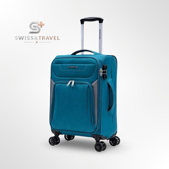טרולי בד 19 אינץ' SWISS &amp; TRAVEL POLO FLORIDA – קל, קומפקטי ומוכן להמראה