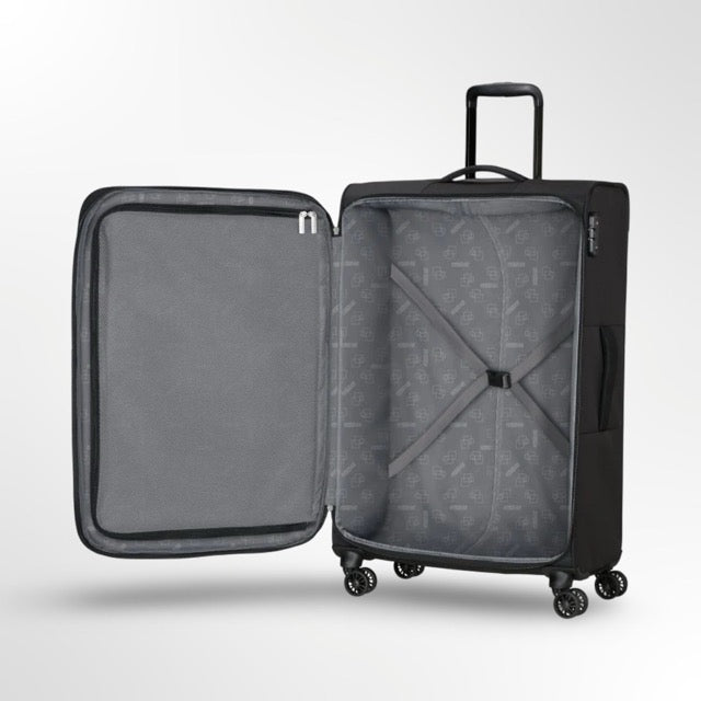 American Tourister Nitestream – מבצע חסר תקדים! 3 מזוודות ירוק חקי מתרחבות לכל נסיעה (מבית סמסונייט)