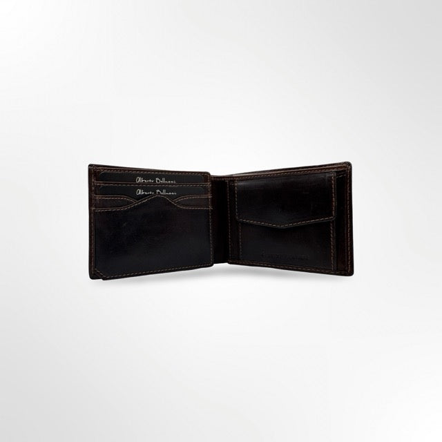 ארנק גבר עור Alberto Bellucci 3D שחור