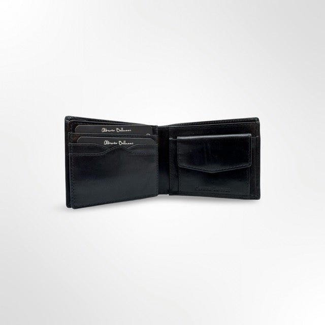 ארנק גברים שחור מעור Alberto Bellucci פירנצה שחור