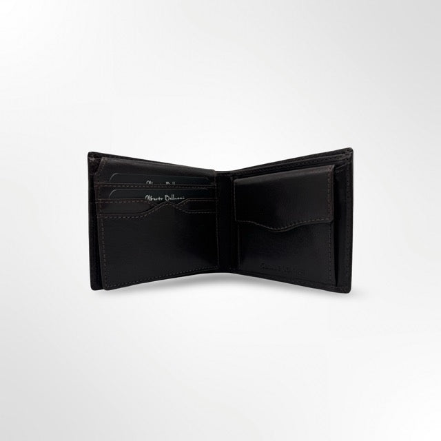 ארנק גברי עור Alberto Bellucci שחור