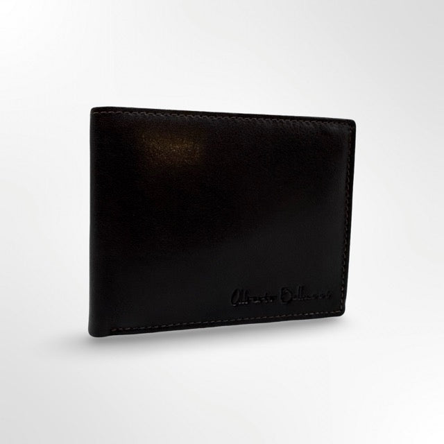 ארנק גברי עור Alberto Bellucci שחור