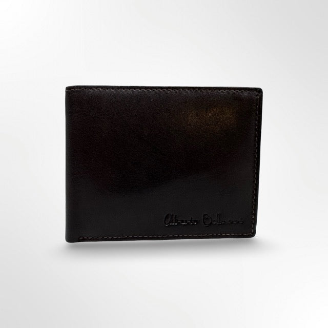 ארנק גברי עור Alberto Bellucci שחור