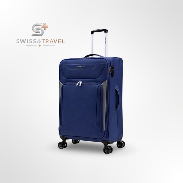 טרולי בד 19 אינץ' SWISS &amp; TRAVEL POLO FLORIDA – קל, קומפקטי ומוכן להמראה