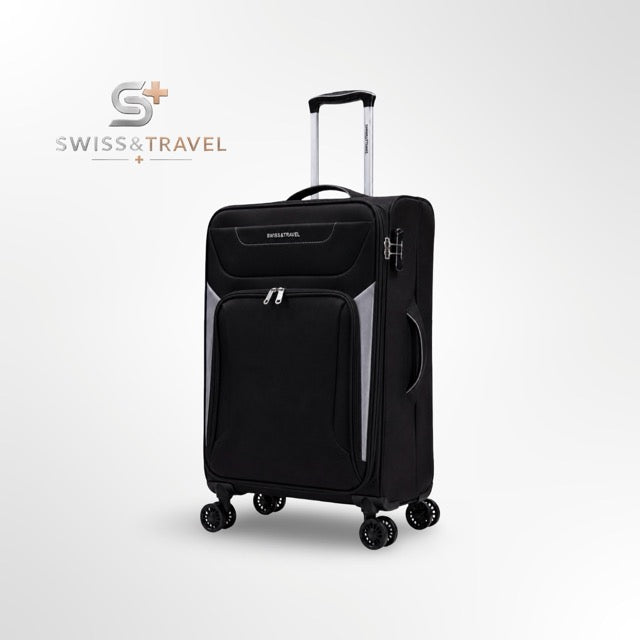 טרולי בד 19 אינץ' SWISS &amp; TRAVEL POLO FLORIDA – קל, קומפקטי ומוכן להמראה