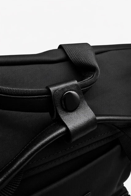 תיק מחשב שחור משולב גב וצד גדול 20 אינץ  ביאגיני