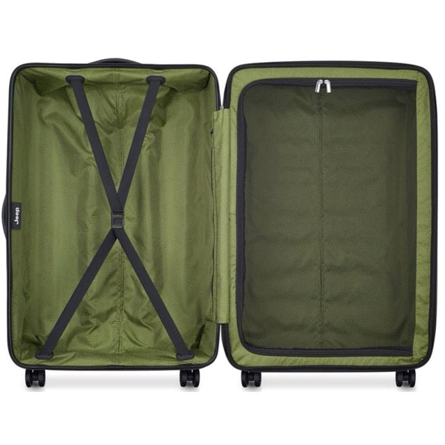 JEEP -  סט מזוודות שלישיה איכותיות קשיחות כחול ג׳יפ