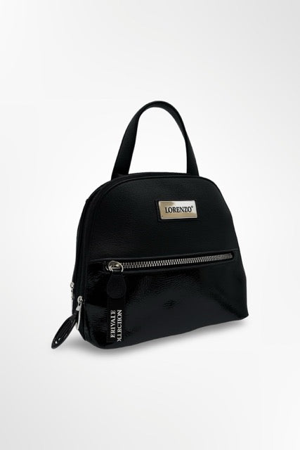 מיני תיק גב “LORENZO” – שחור (SALE)