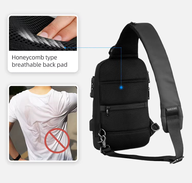 תיק אוכף צד לגבר MARK RYDEN מארק ריידן מוגן מים