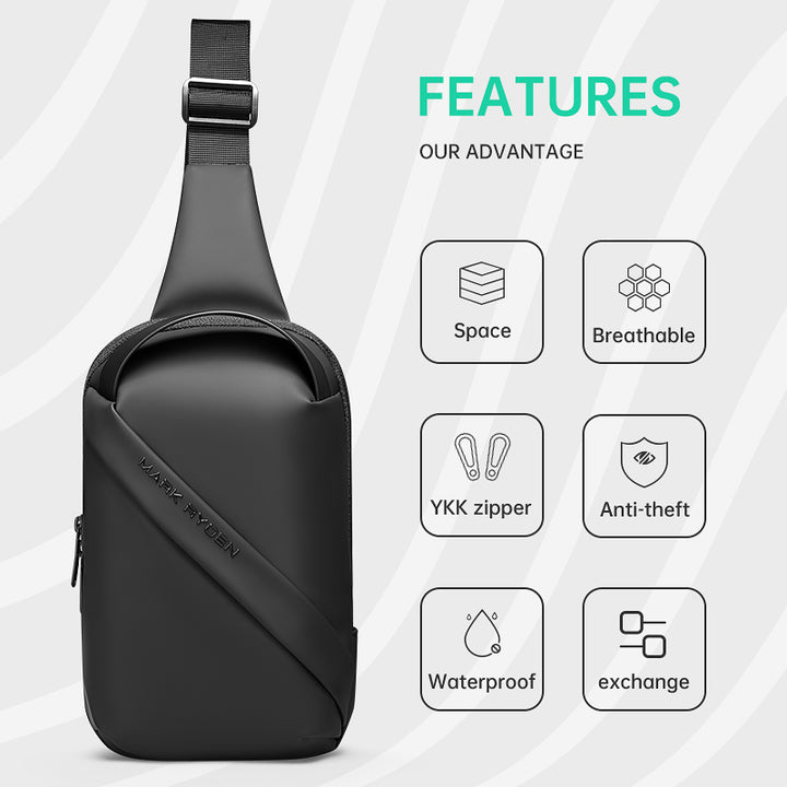 תיק אוכף צד לגבר MARK RYDEN מארק ריידן מוגן מים