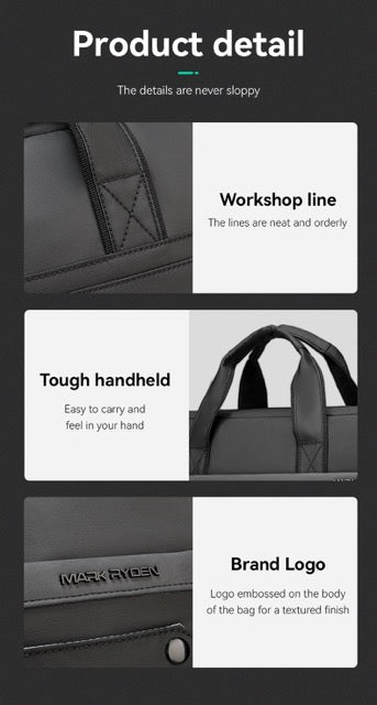 حقيبة جانبية للكمبيوتر المحمول وحقيبة جانبية للكمبيوتر والأعمال من مارك رايدن، من العلامة التجارية الرائدة.