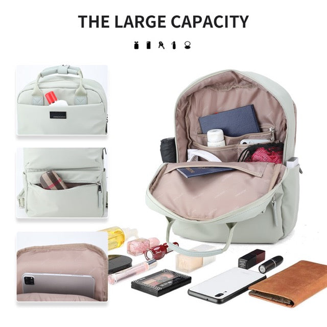 תיק גב טיסה לנשים ו תיק סטודנטים נשים - 3 צבעים AOKING