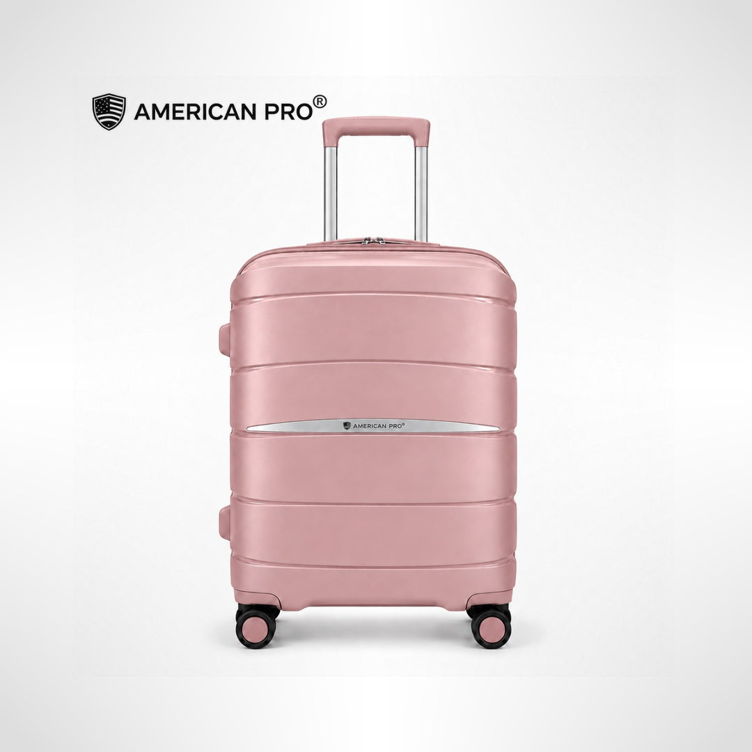 מזוודה AMERICAN PRO 24״ ורוד