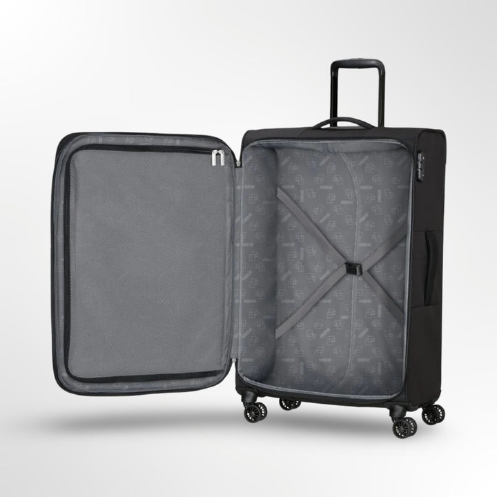 American Tourister Nitestream – מבצע חסר תקדים! 3 מזוודות ירוק חקי מתרחבות לכל נסיעה (מבית סמסונייט)
