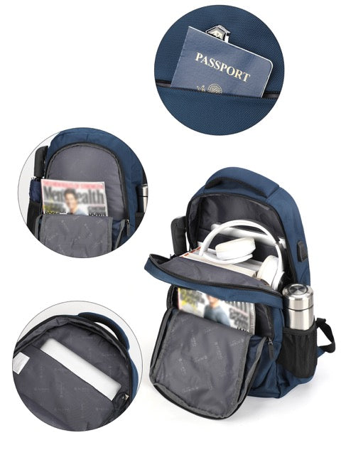 Рюкзак для ноутбука или деловой сумки Fortnite Blue AOKING 🎒 Официальный импортер