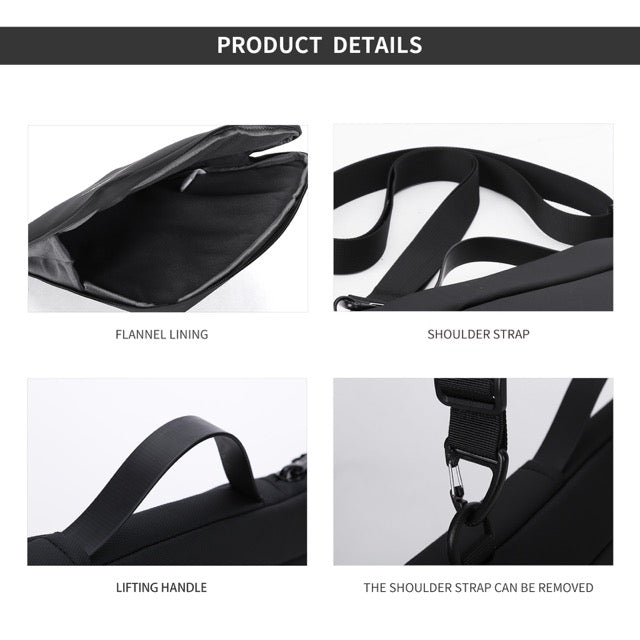 💼 Боковая сумка для ноутбука. Профессиональная сумка для ноутбука AOKING – стильный минимализм. Безупречный стиль. 2 размера. Официальный импортер.