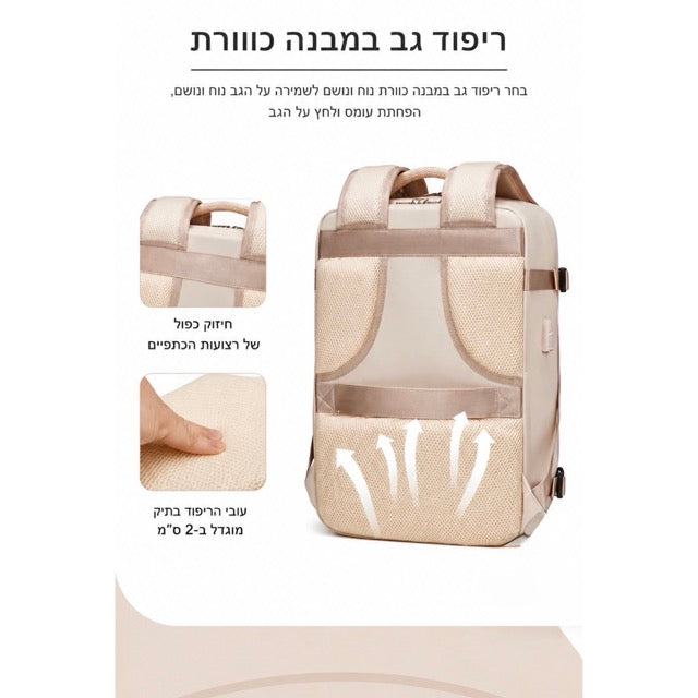 תיק גב CABIN AIR תיק עליה למטוס לילך- Low Cost Flight - Wizz Air
