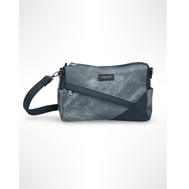 LORENZO תיק סידני שחור מבית