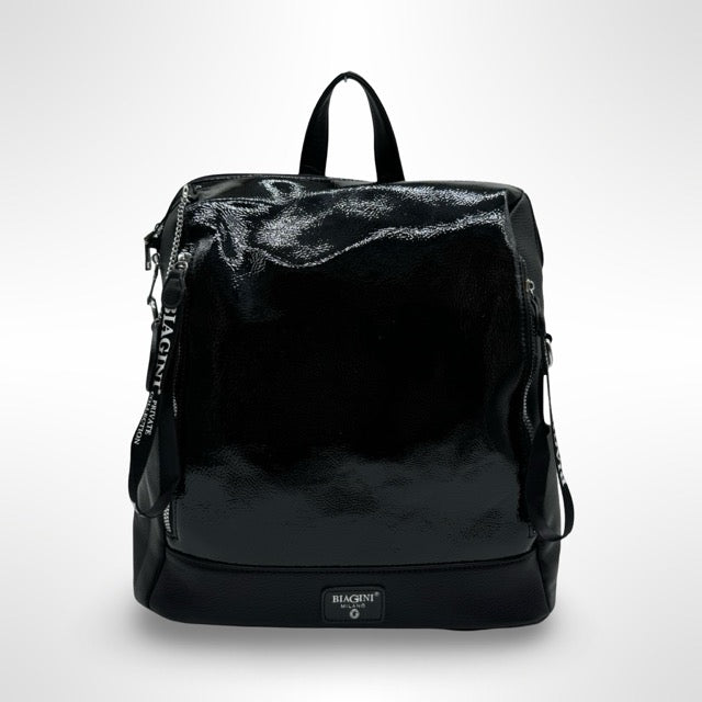 תיק גב לנשים כחול מעצבת BIAGIN סנדי