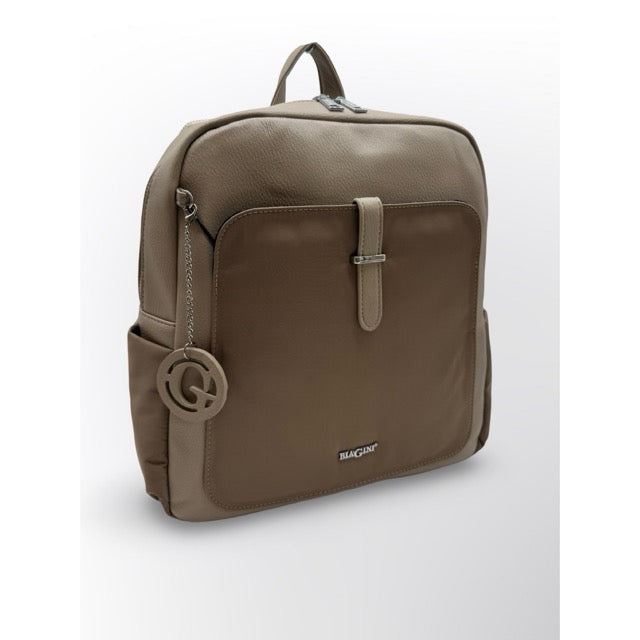 תיק גב אריאנה אפור בהיר כחול BIAGINI