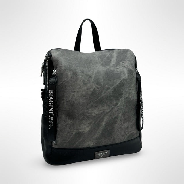 תיק גב לנשים שחור לק BIAGIN סנדי