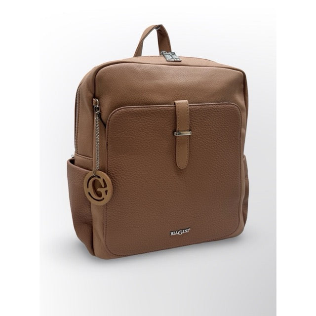 תיק גב אריאנה אפור בהיר כחול BIAGINI