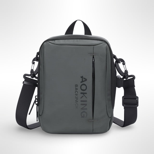 🎒 Мужская компактная сумка через плечо/кроссбоди AOKING - маленький размер, большая вместительность. Официальный импортер.