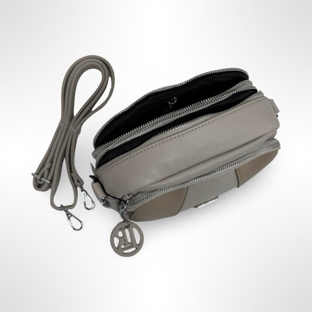 תיק נשים LORENZO מילאנו מיני עתיק קרם