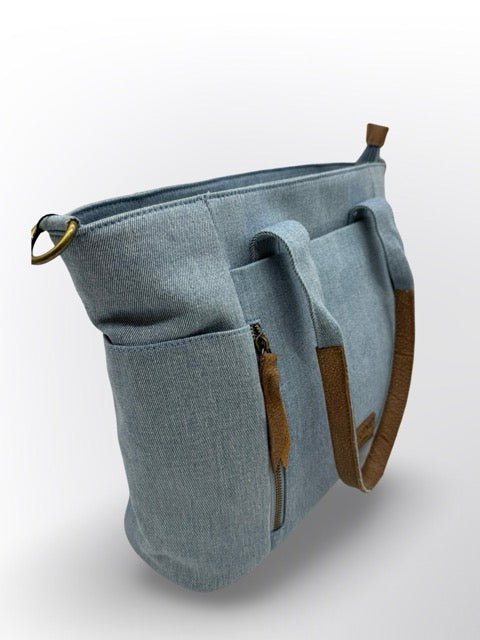 תיק נשים BIAGINI ג׳ינס בהיר ניו