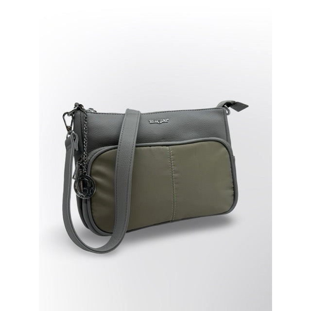 תיק צד קרין שחור ניילון BIAGINI