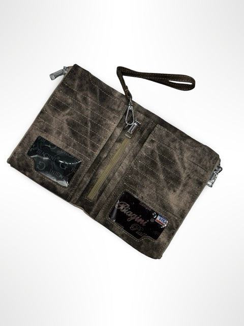 ארנק נשים אפור BIAGINI אווה