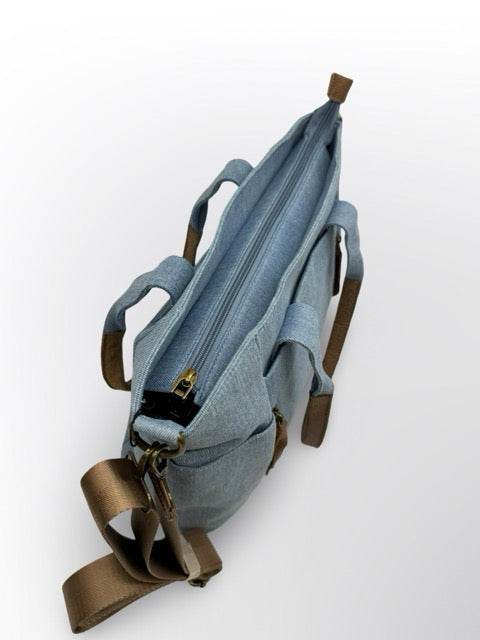 תיק נשים BIAGINI ג׳ינס בהיר ניו