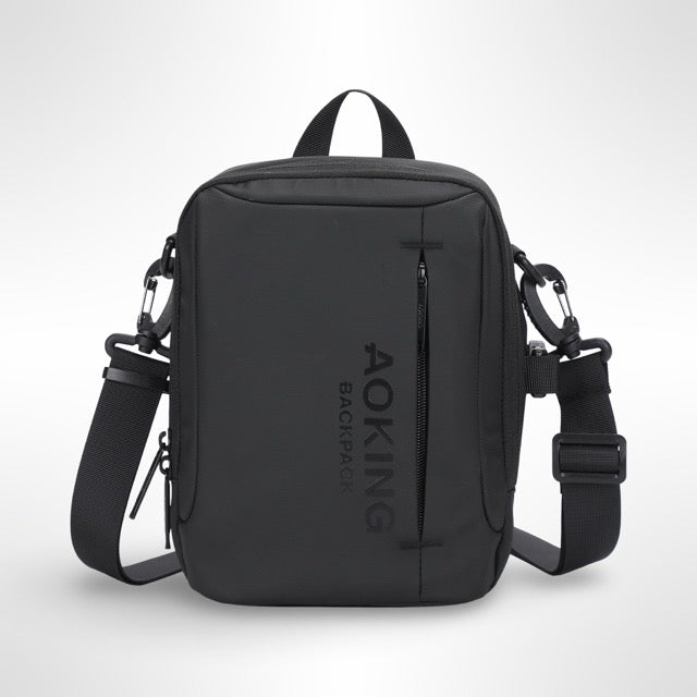 🎒 Мужская компактная сумка через плечо/кроссбоди AOKING - маленький размер, большая вместительность. Официальный импортер.