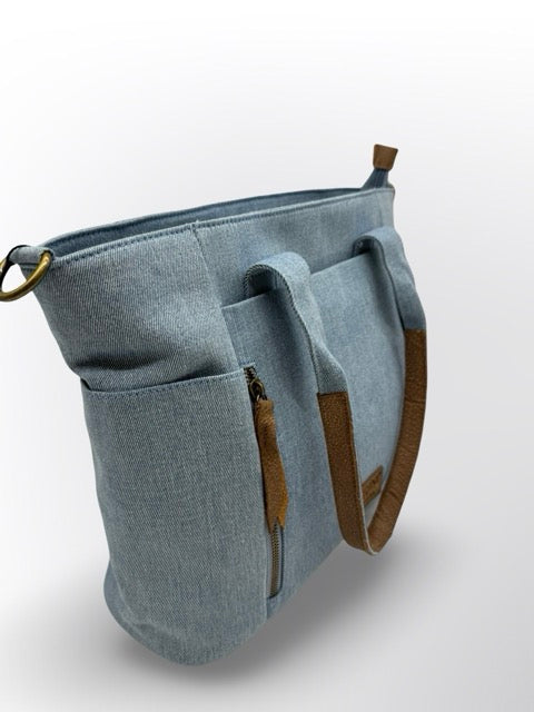 תיק נשים BIAGINI ג׳ינס בהיר ניו