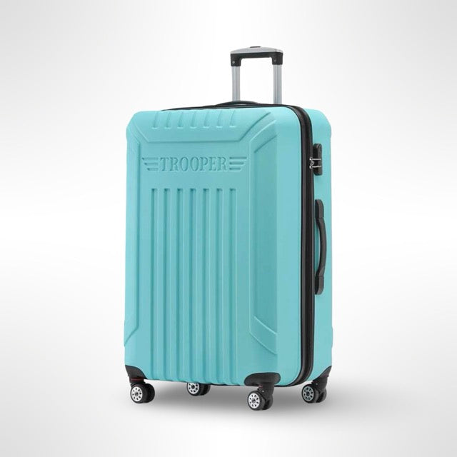 حقيبة سفر صلبة من تروبر ميسوري، لون أزرق، مقاس 28 بوصة