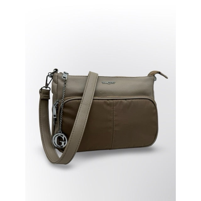 תיק צד קרין שחור ניילון BIAGINI