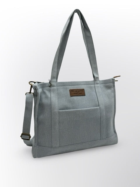 תיק ג׳ינס בהיר ג׳רסי BIAGINI