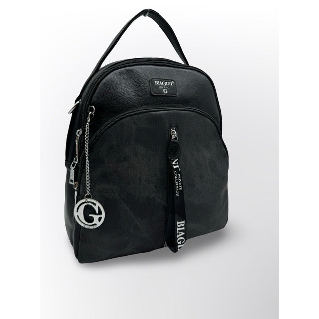 תיק גב נשים שחר כיס פוליאסטר יוקרתי פראדה BIAGIN סופיה